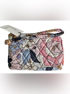 NWT Vera Bradley Aloha Blooms Zip ID Wallet Brand New